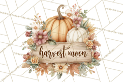 Autumn Words PNG Clipart, Thanksgiving Fall Scenes Clip Art Product Image 3