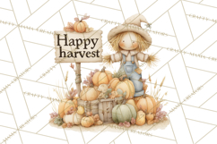 Autumn Words PNG Clipart, Thanksgiving Fall Scenes Clip Art Product Image 5