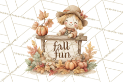 Autumn Words PNG Clipart, Thanksgiving Fall Scenes Clip Art Product Image 2