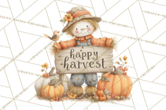 Autumn Words PNG Clipart, Thanksgiving Fall Scenes Clip Art Product Image 4