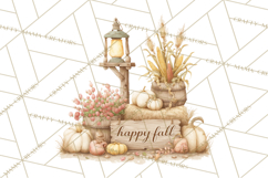 Autumn Words PNG Clipart, Thanksgiving Fall Scenes Clip Art Product Image 3