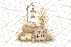 Autumn Words PNG Clipart, Thanksgiving Fall Scenes Clip Art Product Image 4