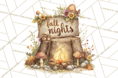 Autumn Words PNG Clipart, Thanksgiving Fall Scenes Clip Art Product Image 2