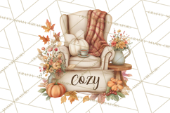 Autumn Words PNG Clipart, Thanksgiving Fall Scenes Clip Art Product Image 3