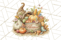 Autumn Words PNG Clipart, Thanksgiving Fall Scenes Clip Art Product Image 4