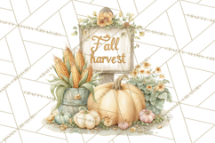 Autumn Words PNG Clipart, Thanksgiving Fall Scenes Clip Art Product Image 5