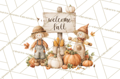Autumn Words PNG Clipart, Thanksgiving Fall Scenes Clip Art Product Image 2
