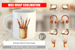 Mug Wrap Cozy Autumn Home Office Product Image 1