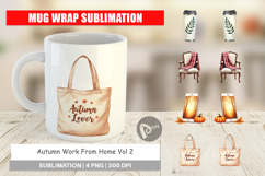 Mug Wrap Cozy Autumn Home Office Product Image 1