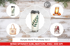 Wind Spinner Cozy Autumn Home Office Product Image 1