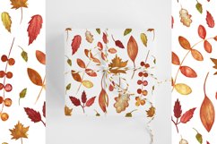 Fall Digital Paper, Autumn Seamless Patterns Product Image 2