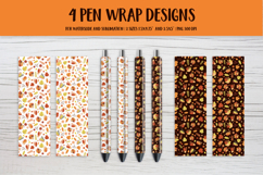 Fall Pen Wrap Sublimation or Waterslide. Autumn Pen APP2822 Product Image 1