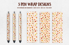 Fall Pen Wrap Sublimation or Waterslide. Autumn Pen APP2832 Product Image 1