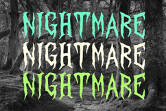 Auxzern Spooky Horror Blackletter Font Product Image 5