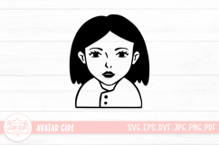 Avatar Girl SVG Cut File Product Image 1