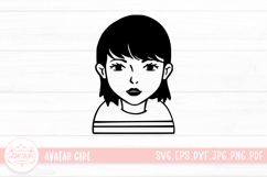Avatar Girl SVG Cut File Product Image 1