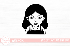Avatar Girl SVG Cut File Product Image 1