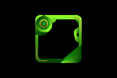 Avatar gradient frame art and border with diamond element de Product Image 2