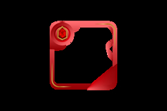 Avatar gradient frame art and border with diamond element Product Image 2