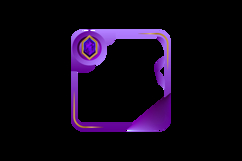 Avatar gradient frame art and border with diamond element Product Image 2