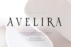 AVELIRA Elegant Skincare Serif Font Product Image 12