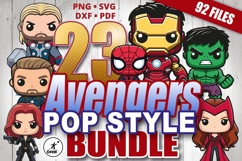Avengers SVG Bundle, avengers png for shirts, avengers birth Product Image 1