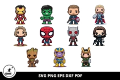Avengers SVG Bundle, avengers png for shirts, avengers birth Product Image 2