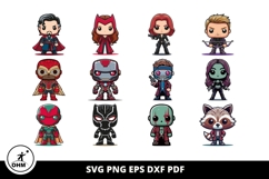 Avengers SVG Bundle, avengers png for shirts, avengers birth Product Image 3