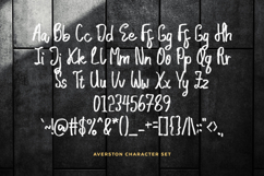 Averston - The Human Style Brush Font Product Image 5