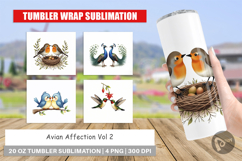 Avian Bird Couples Tumbler Product Image 1