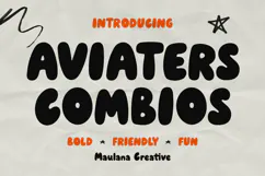 Aviaters Combios Bold Friendly Display Font Product Image 1