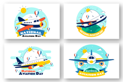 10 National Aviation Day Illustration Product Image 3