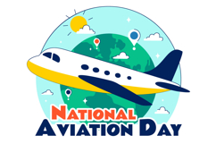 10 National Aviation Day Illustration Product Image 4