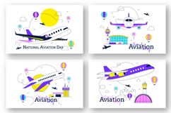 10 National Aviation Day Illustration Product Image 2