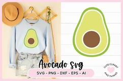 Avocado SVG Cut File Product Image 1