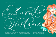 Avonta Qintani - Stylish Calligraphy Font Product Image 1