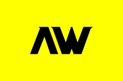 AW Logo Design Product Image 1