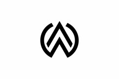 AW WA logo design vector template Product Image 1