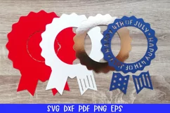 Patriotic Award Ribbon Candy Dome, 4th of July Candy Dome Product Image 5