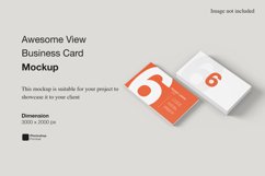 Awesome View Business Card Mockup Product Image 1