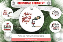 Awkward Christmas Quotes Ornament Product Image 1