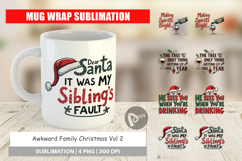 Awkward Christmas Quotes Mug Wrap Product Image 1