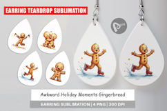 Awkward Holiday Gingerbread Earring Product Image 1