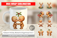 Awkward Holiday Gingerbread Mug Wrap Product Image 1