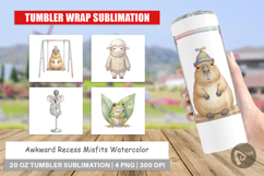 Awkward Recess Misfits Tumbler Product Image 1