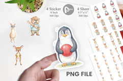 Awkward Recess Misfits Sticker Product Image 1