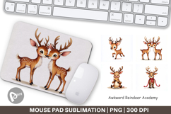 Awkward Reindeer Academy Mouse Pad Product Image 1