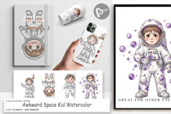Awkward Space Kid Digital Paper Product Image 1