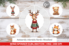 Nordic Woodland Wind Spinner Product Image 1