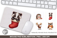 Nordic Woodland Mouse Pad Product Image 1